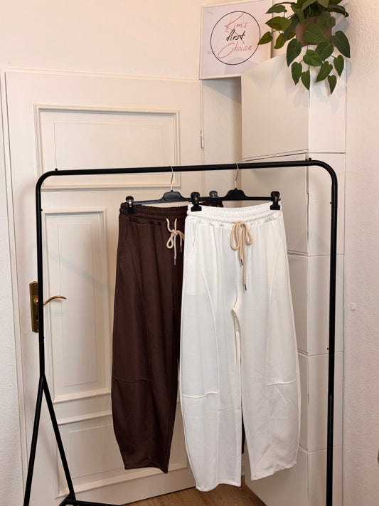 Sweathose mit Tunnelzug und Taschen