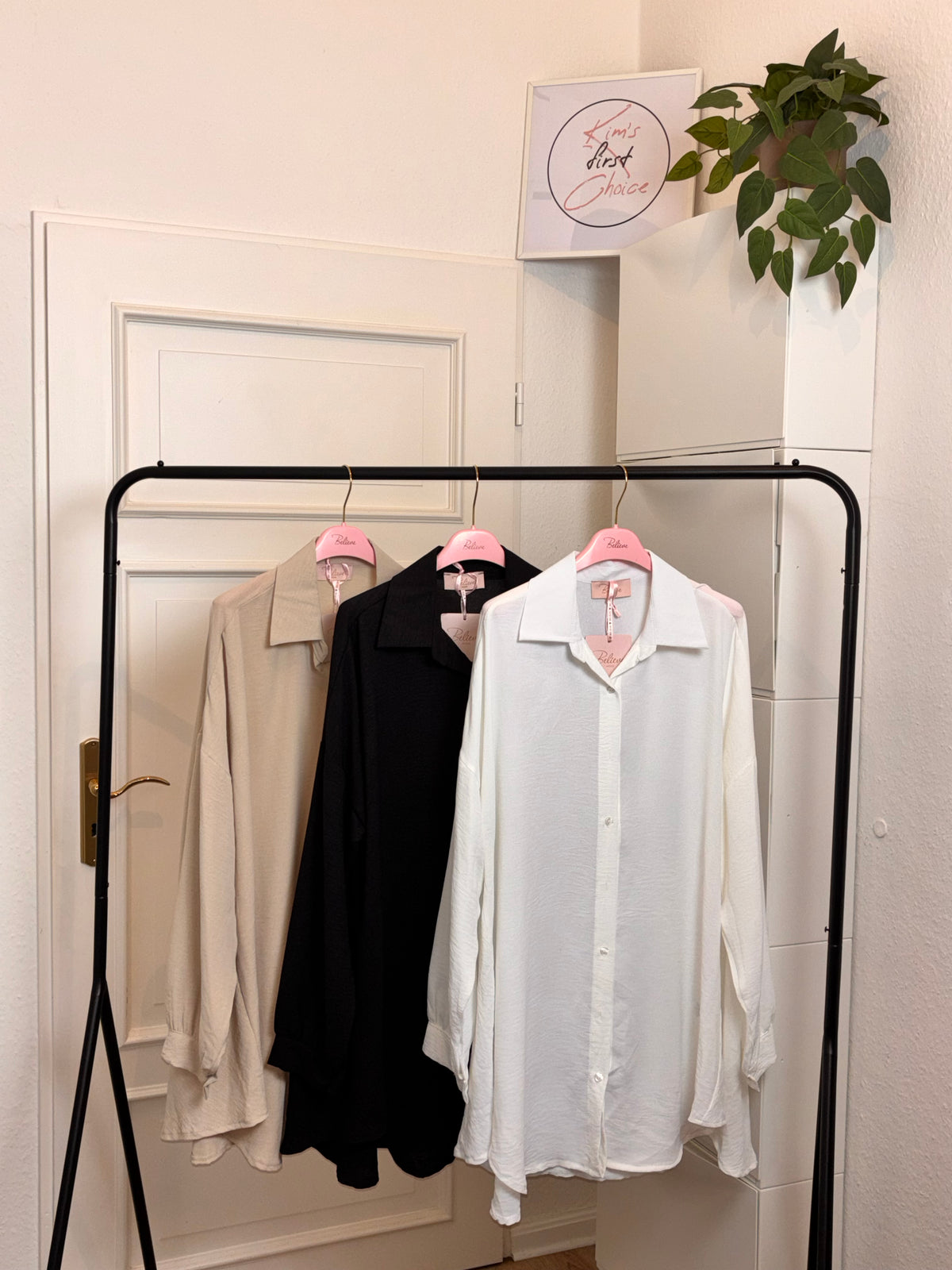 Oversized Maxi Bluse – auch als Kleid tragbar