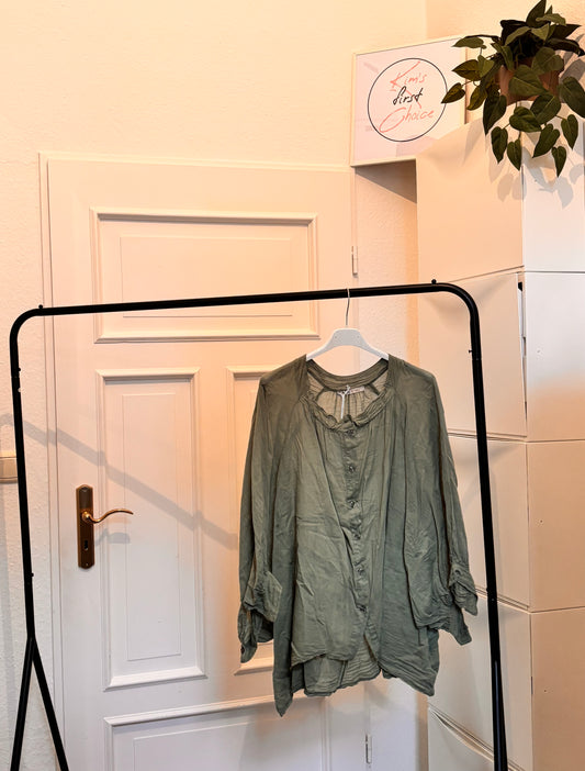 Fließende Bluse – 100% Baumwolle