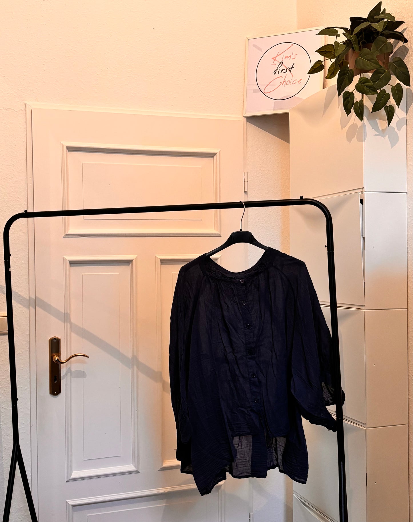 Fließende Bluse – 100% Baumwolle